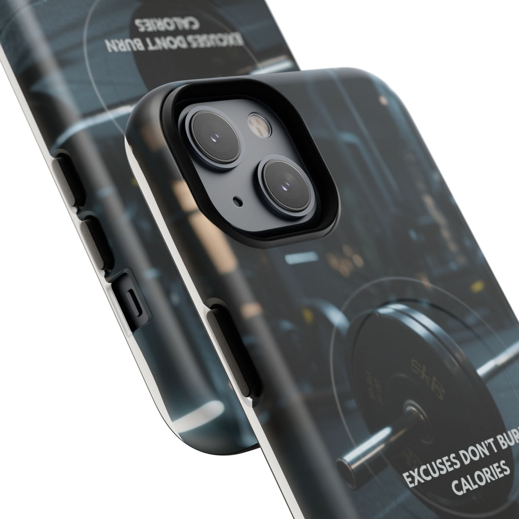 Fitness Motivational Magnetic Phone Cases - "Excuses Don't Burn Calories"