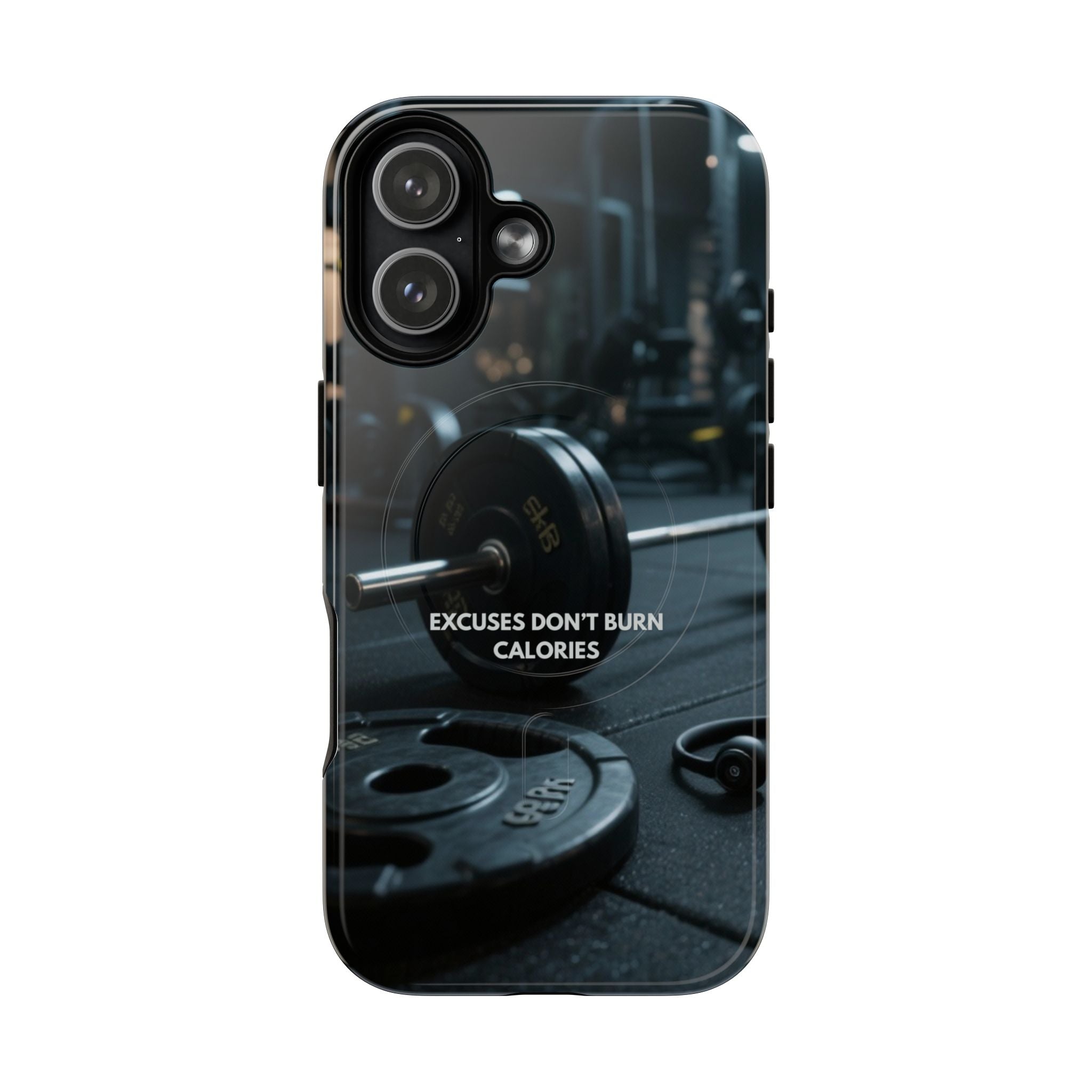Fitness Motivational Magnetic Phone Cases - "Excuses Don't Burn Calories"