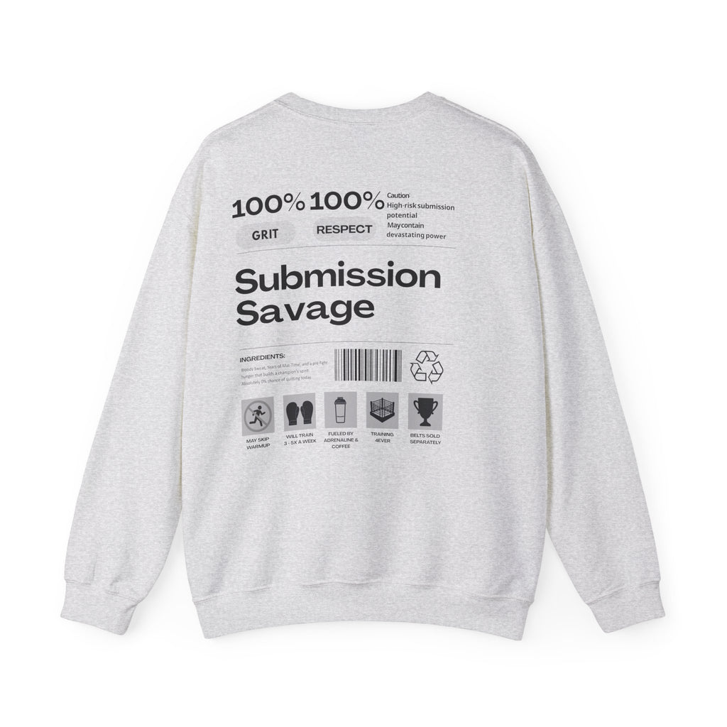 Savage Crewneck Sweatshirt für Kämpfer – Perfektes Workout- & Trainings-Sweatshirt