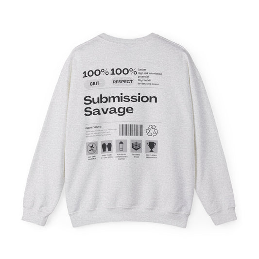 Savage Crewneck Sweatshirt für Kämpfer – Perfektes Workout- & Trainings-Sweatshirt