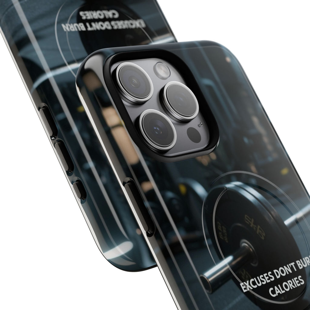 Fitness Motivational Magnetic Phone Cases - "Excuses Don't Burn Calories"