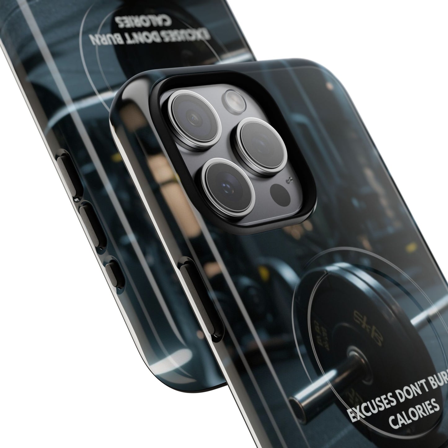 Fitness Motivational Magnetic Phone Cases - "Excuses Don't Burn Calories"