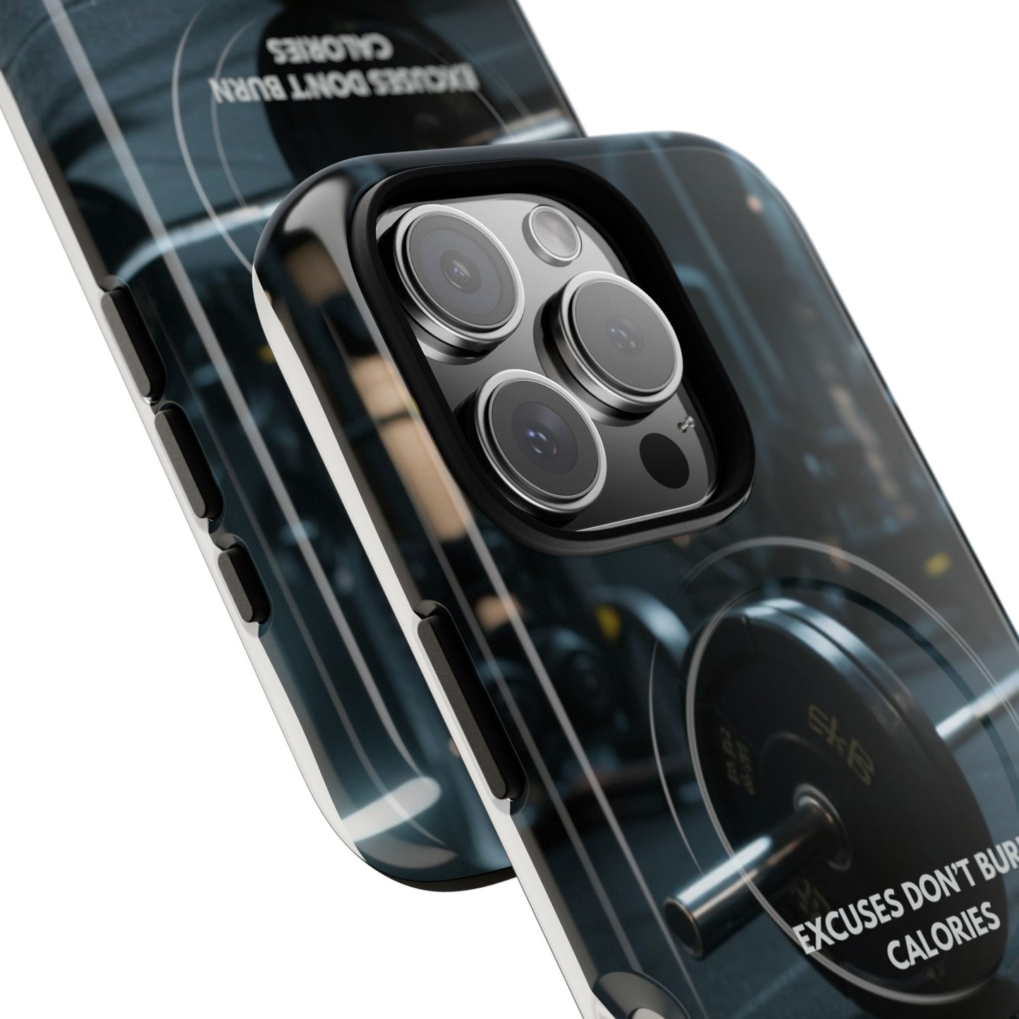 Fitness Motivational Magnetic Phone Cases - "Excuses Don't Burn Calories"