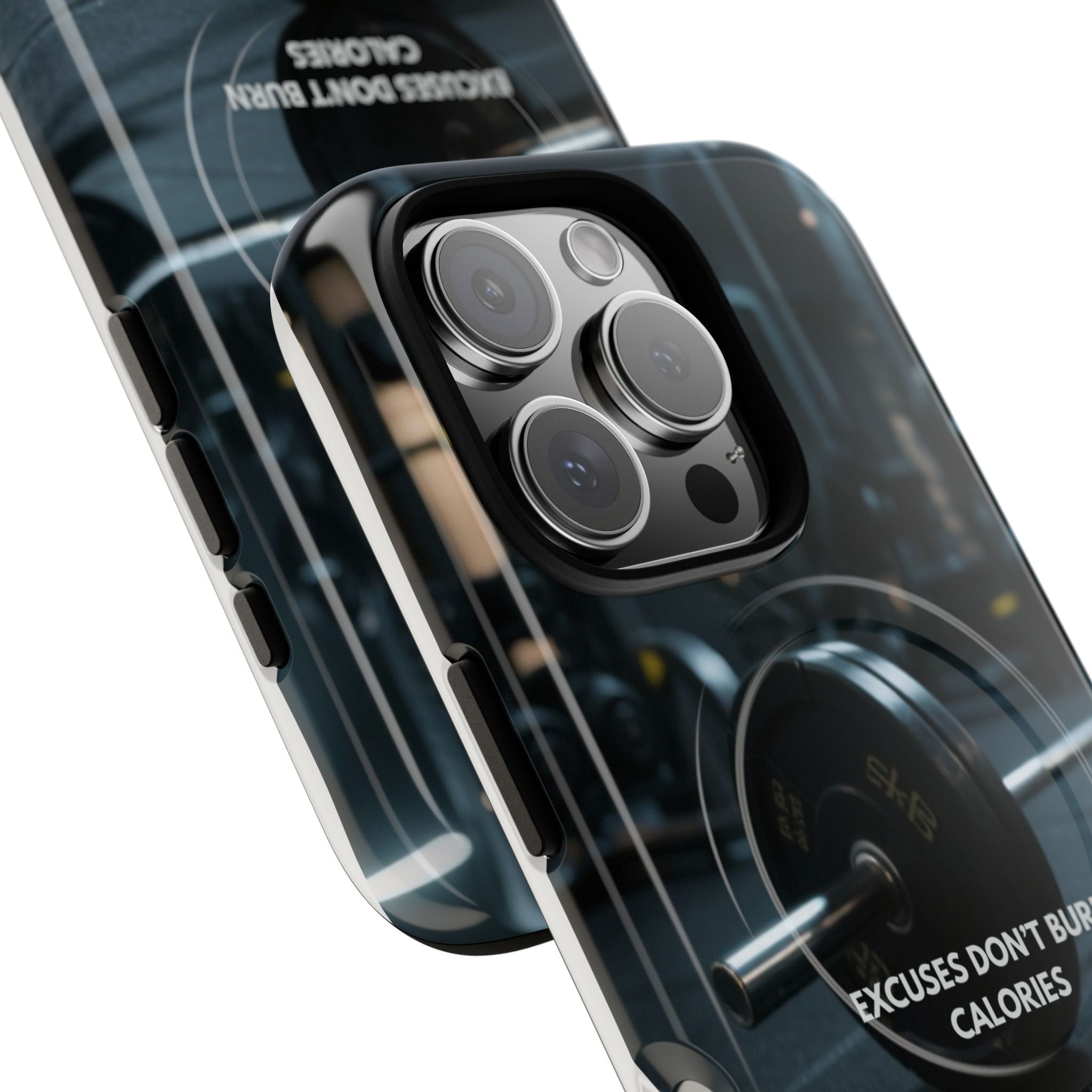 Fitness Motivational Magnetic Phone Cases - "Excuses Don't Burn Calories"