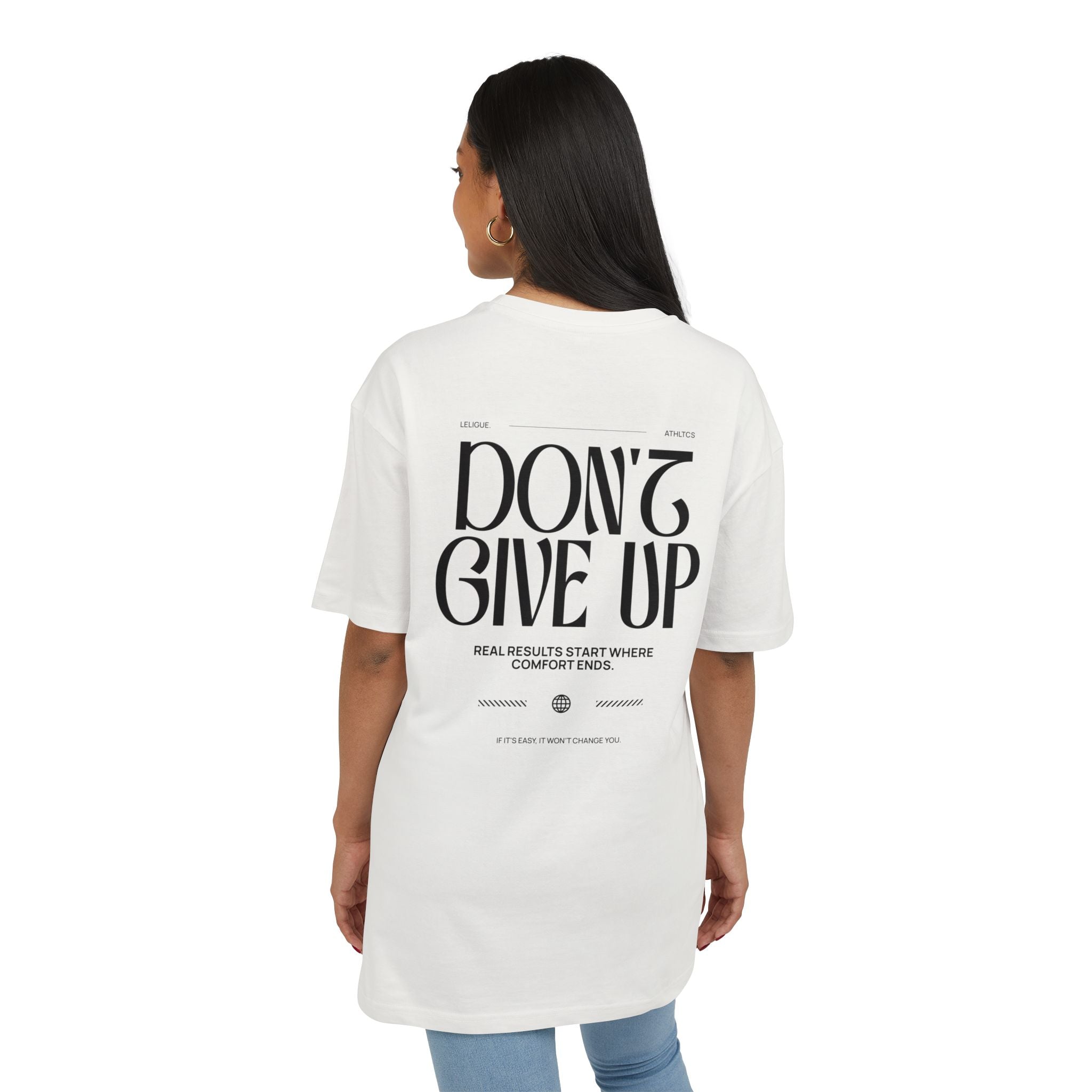 LeLigue Athletic Oversize Tee - Don't Give Up