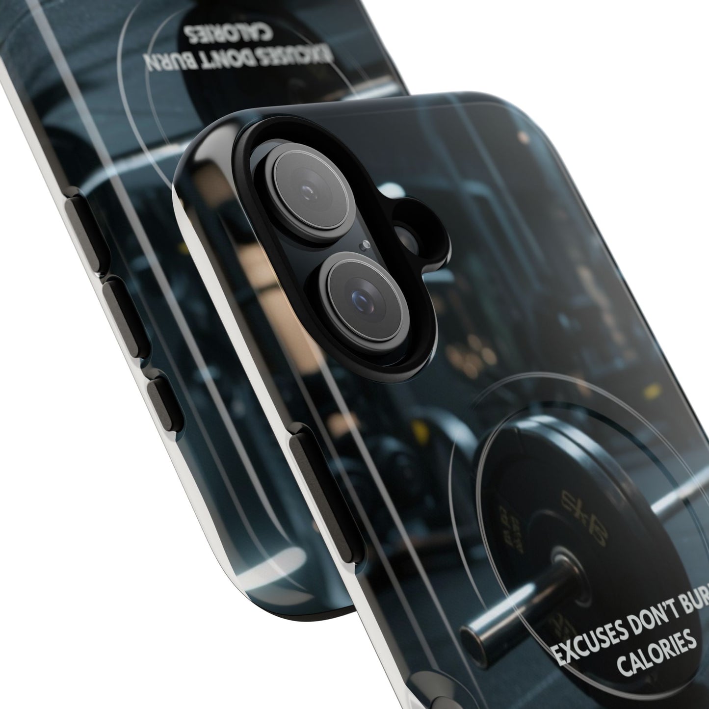 Fitness Motivational Magnetic Phone Cases - "Excuses Don't Burn Calories"