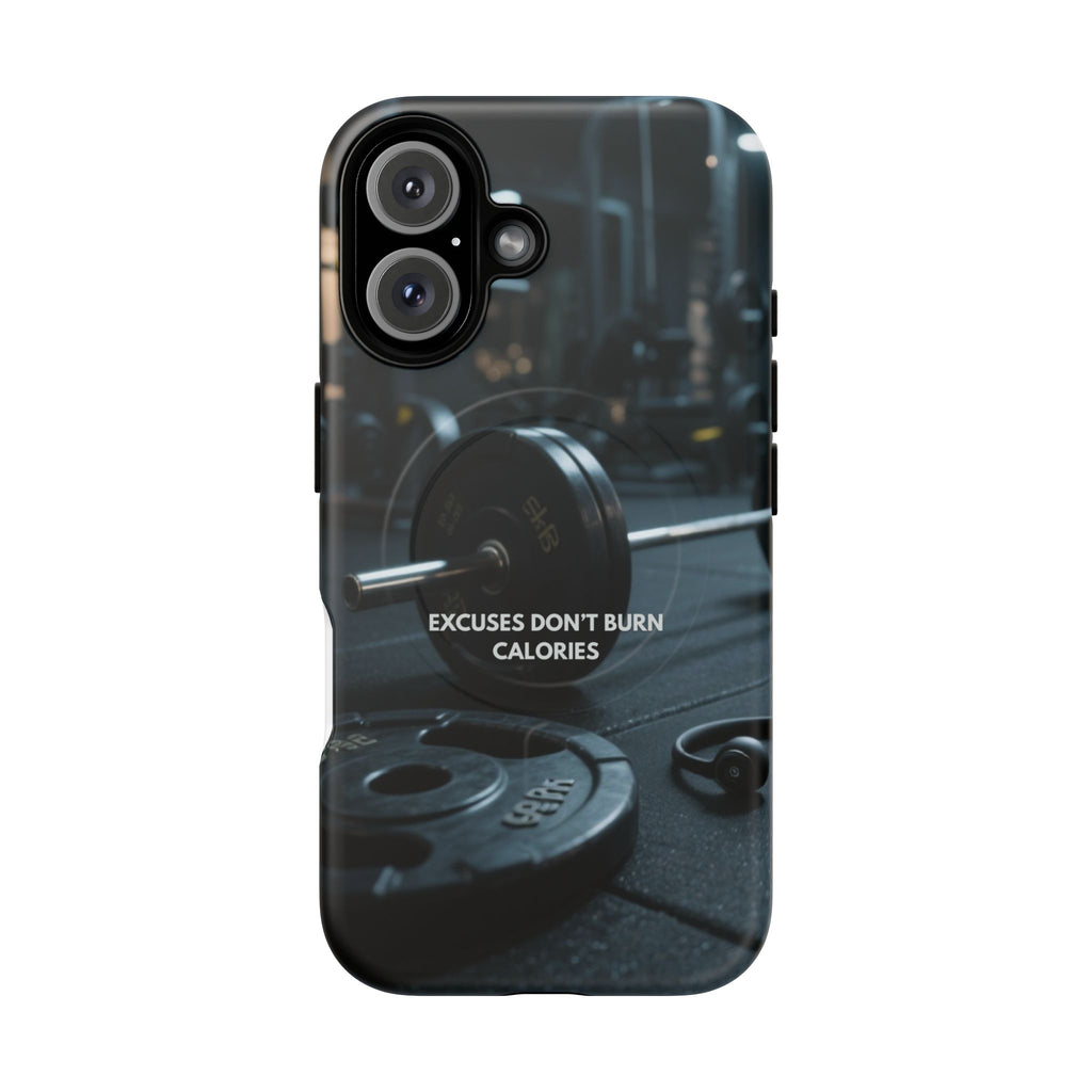 Fitness Motivational Magnetic Phone Cases - "Excuses Don't Burn Calories"