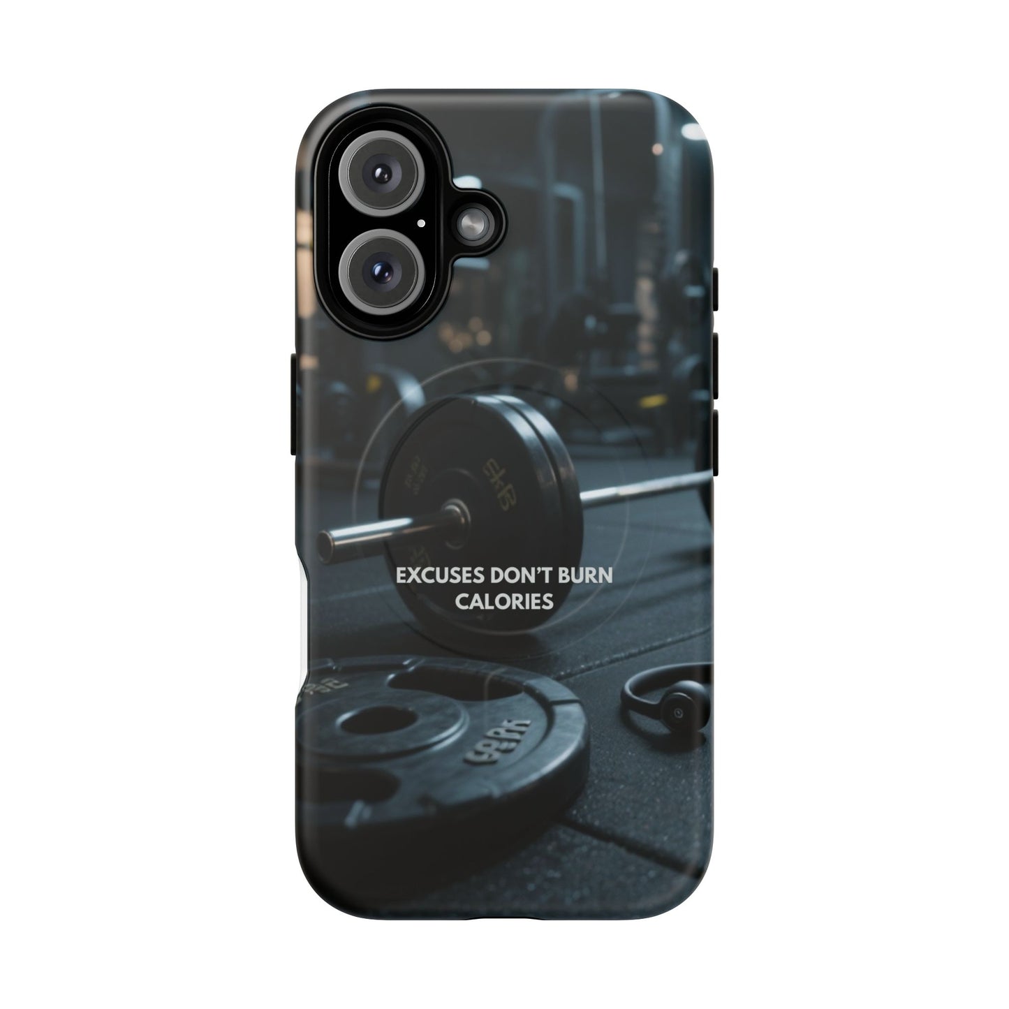 Fitness Motivational Magnetic Phone Cases - "Excuses Don't Burn Calories"