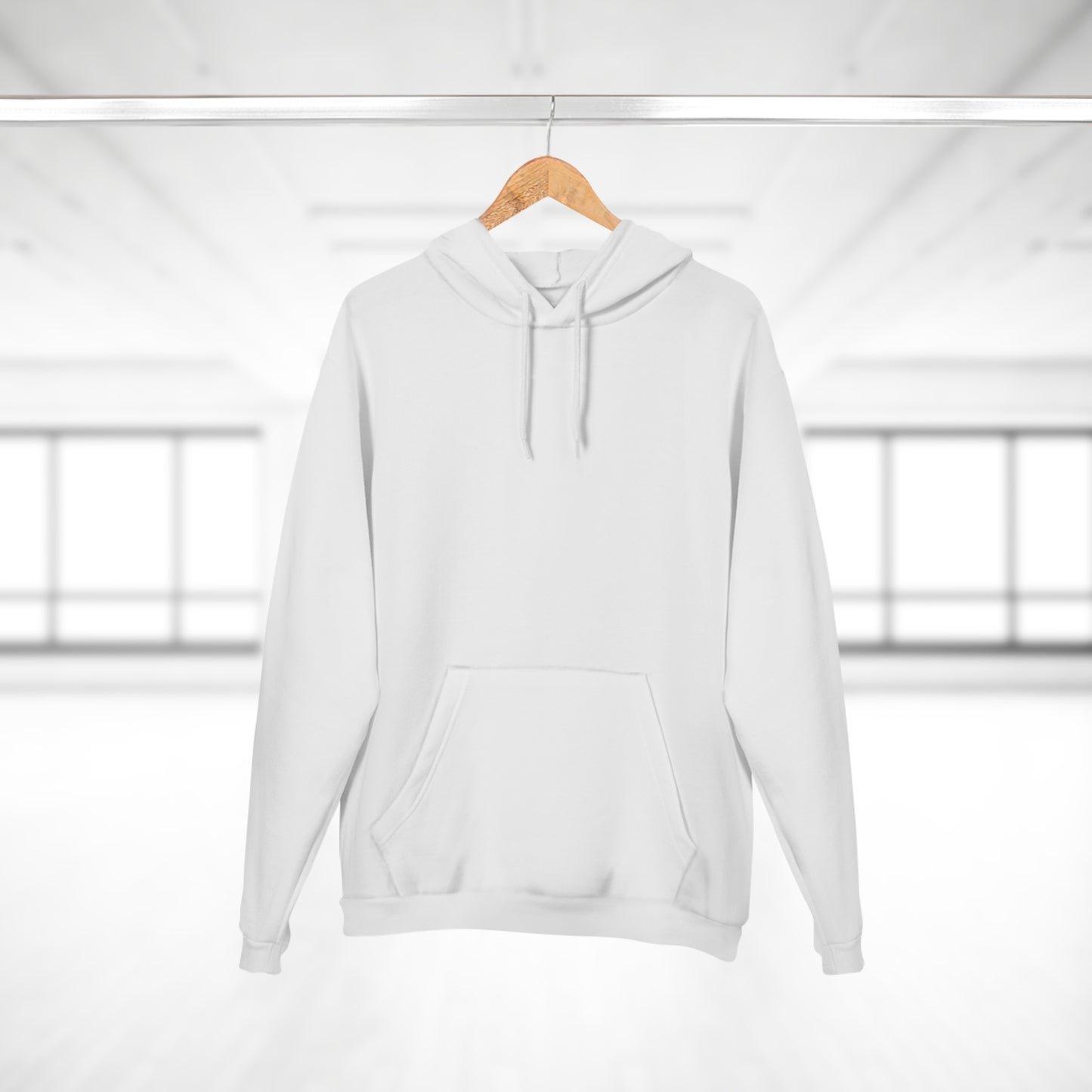 LeLigue Attitude Hoodie Weiß Minimalistischer Hoodie