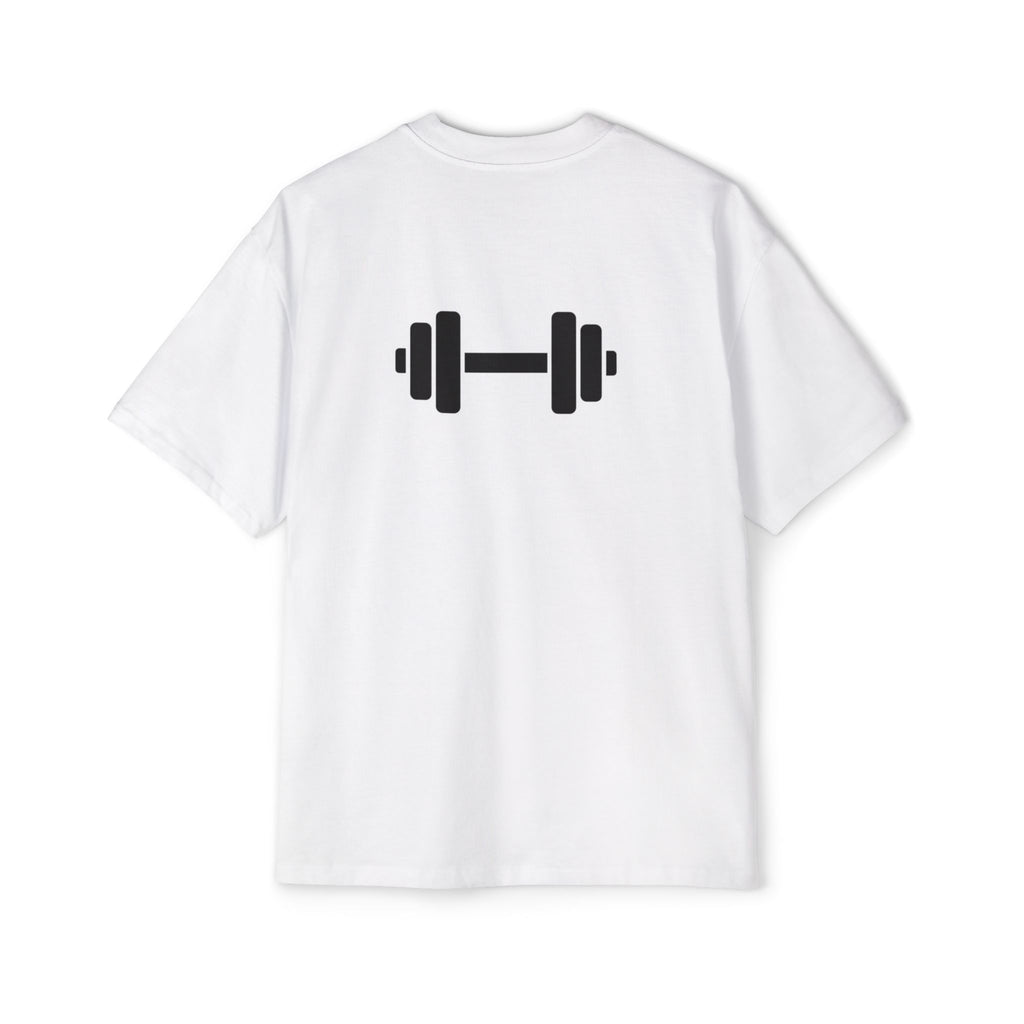 Oversized Tee - Gym Dumbbell Tshirt for Athletes