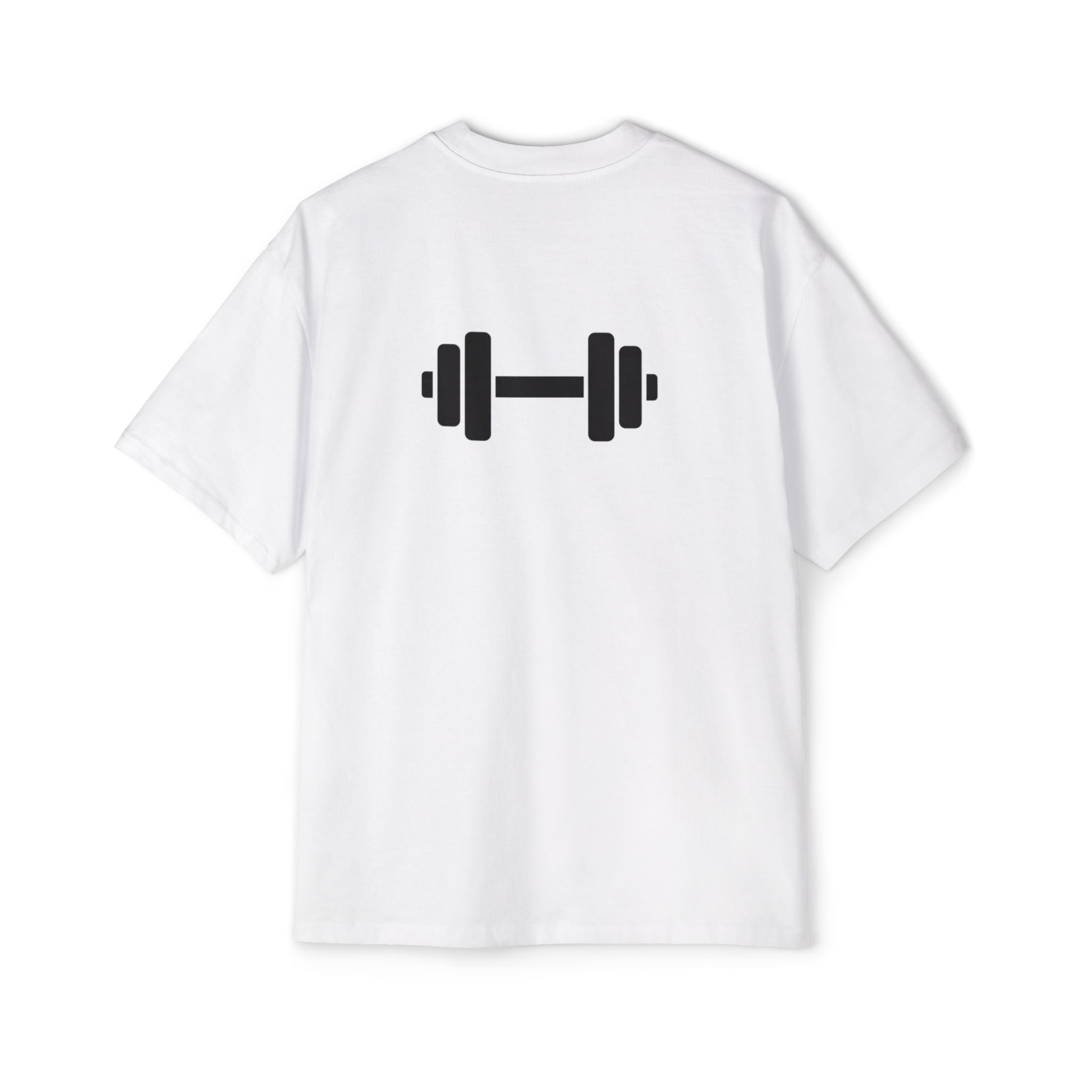 Oversized Tee - Gym Dumbbell Tshirt for Athletes