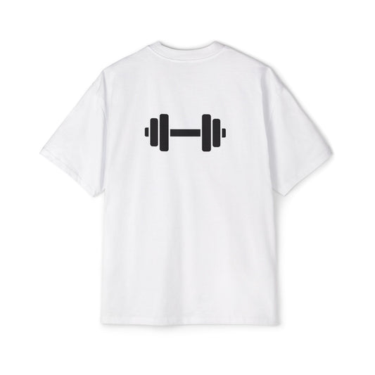 Oversized Tee - Gym Dumbbell Tshirt for Athletes