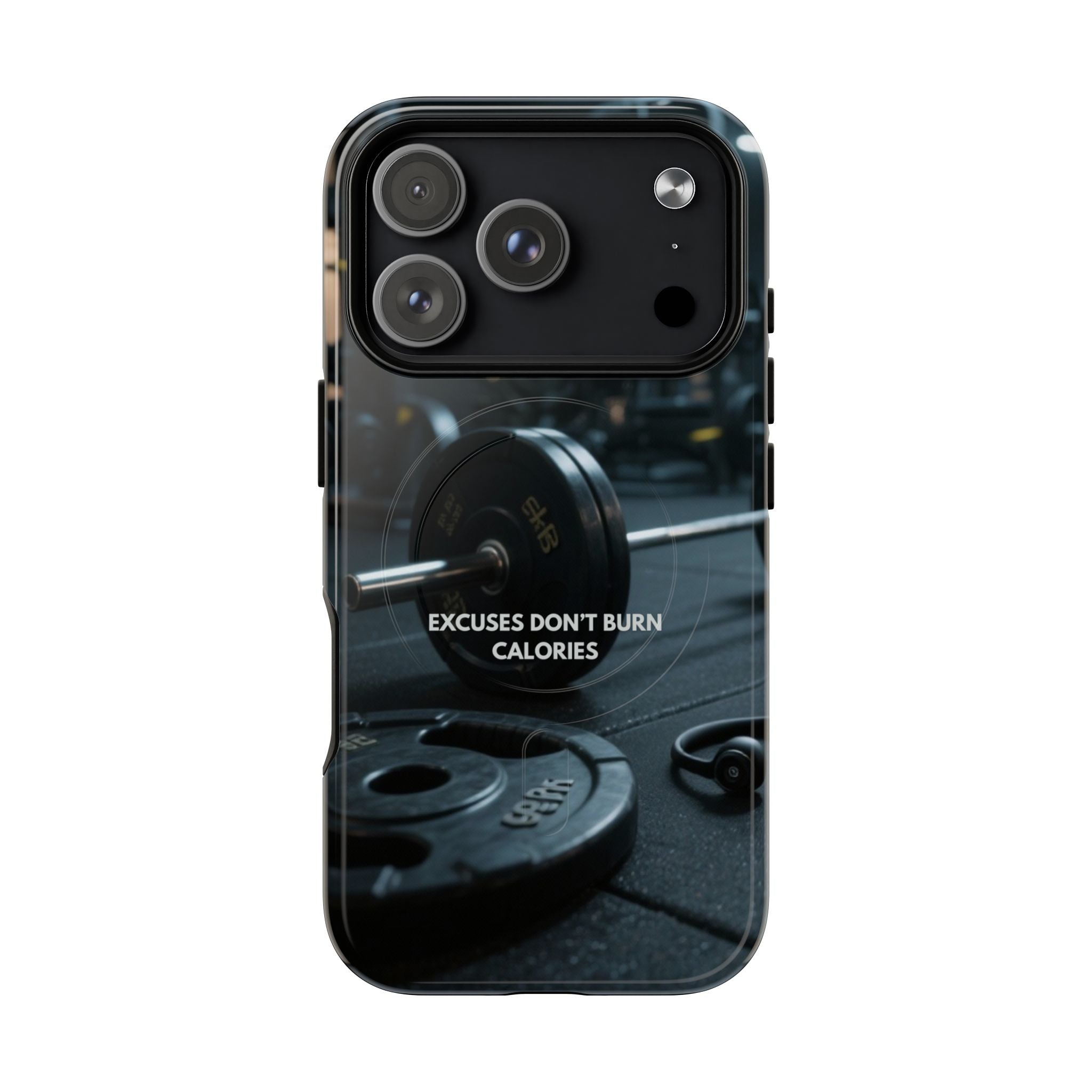 Fitness Motivational Magnetic Phone Cases - "Excuses Don't Burn Calories"