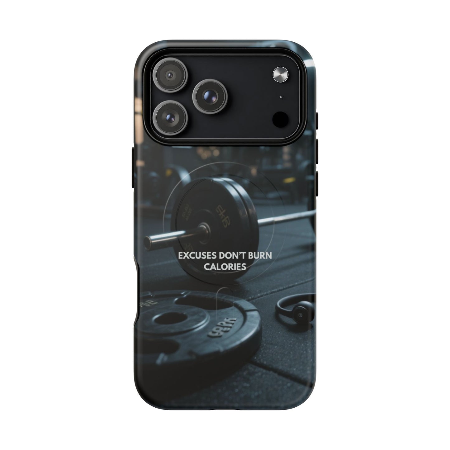 Fitness Motivational Magnetic Phone Cases - "Excuses Don't Burn Calories"
