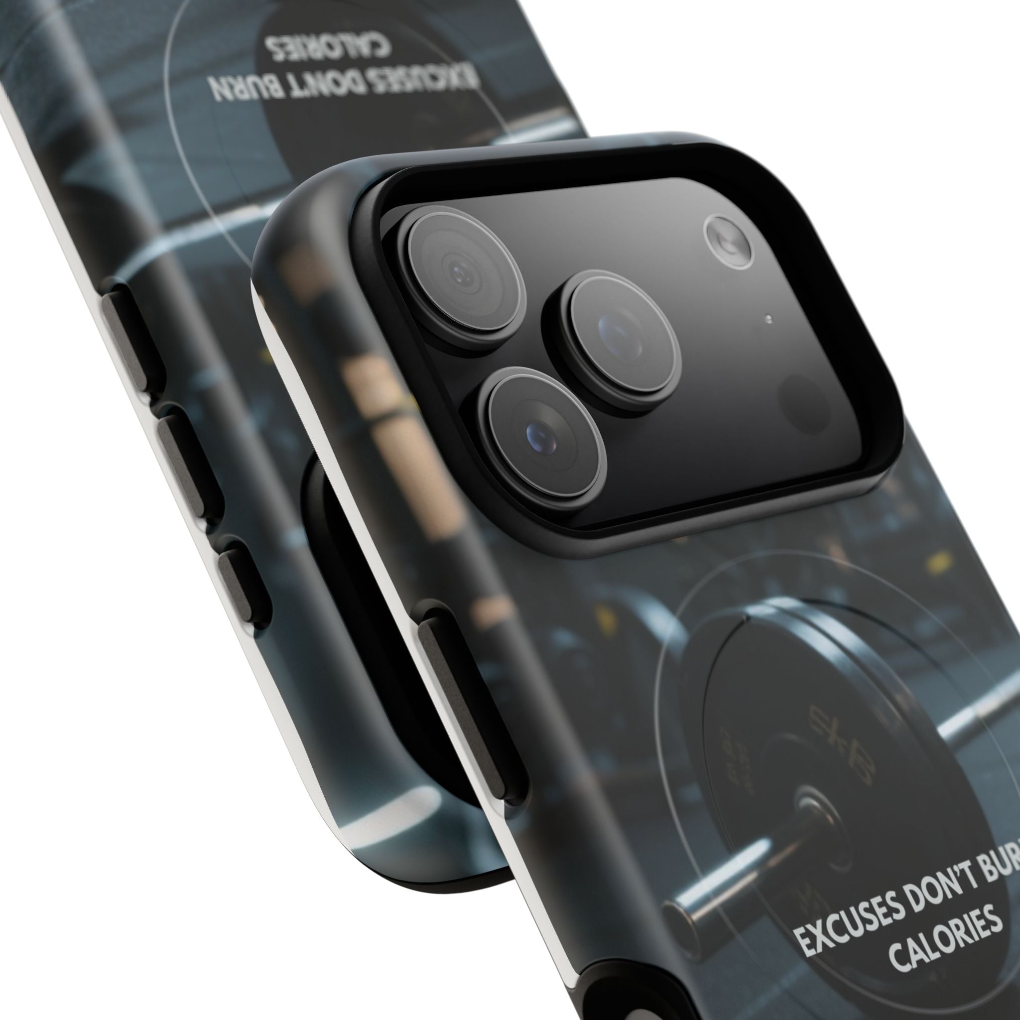 Fitness Motivational Magnetic Phone Cases - "Excuses Don't Burn Calories"