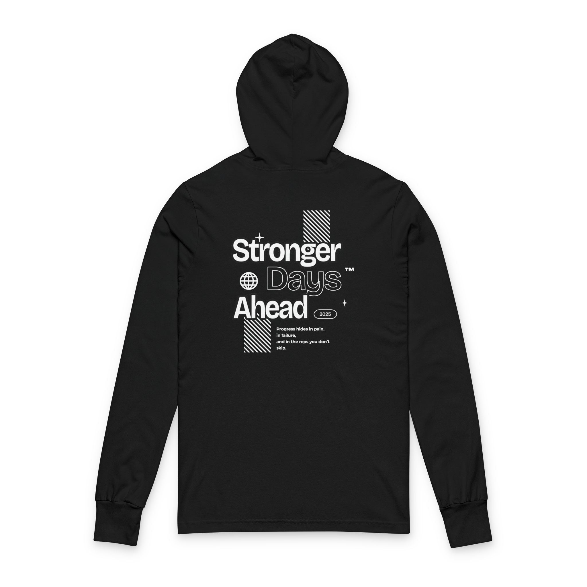 Stronger Days Ahead Unisex Hooded Long Sleeve Tee - LeLigue