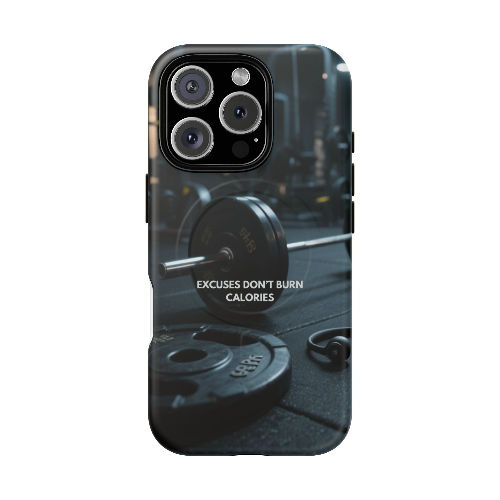 Fitness Motivational Magnetic Phone Cases - "Excuses Don't Burn Calories"