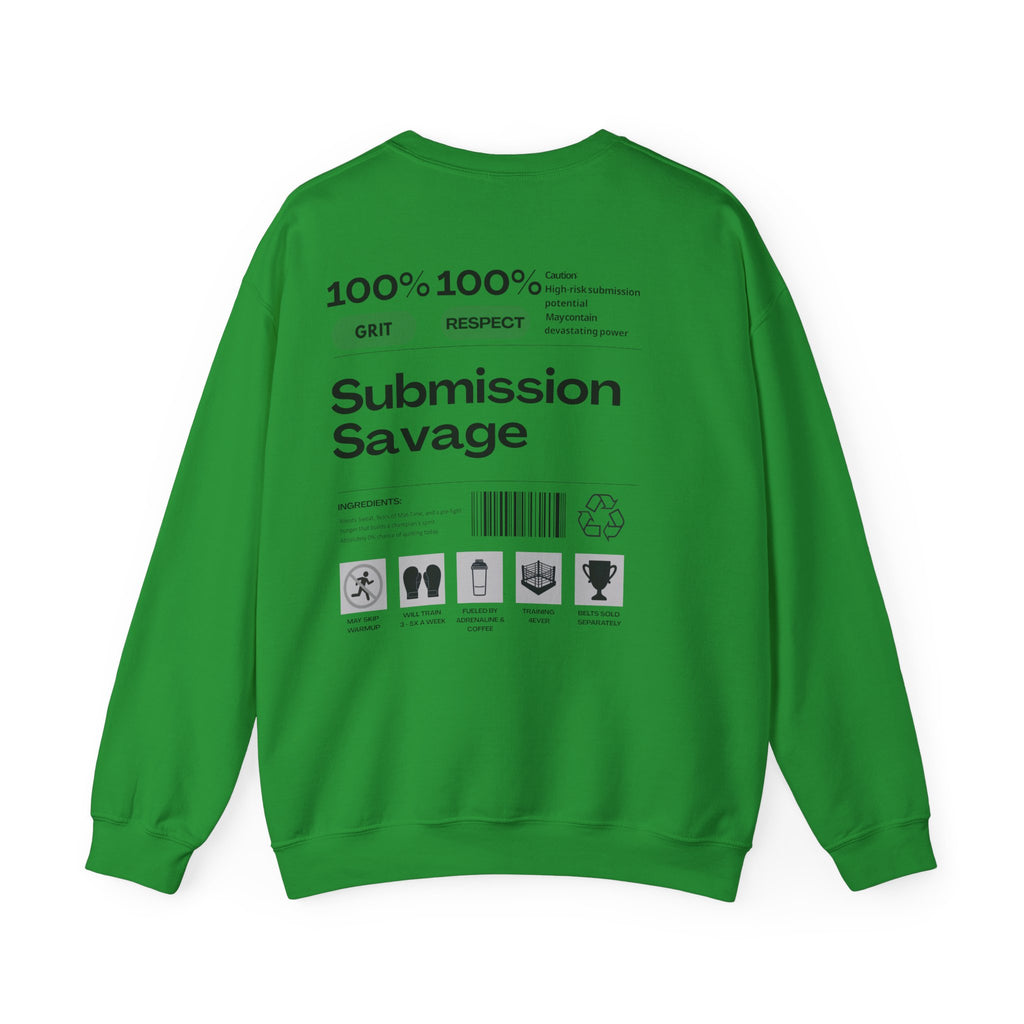 Savage Crewneck Sweatshirt für Kämpfer – Perfektes Workout- & Trainings-Sweatshirt