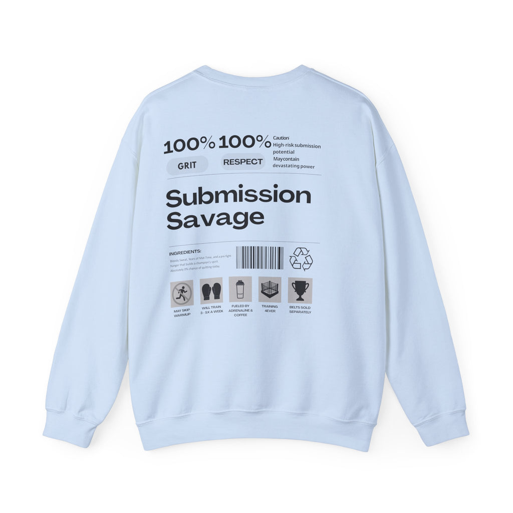 Savage Crewneck Sweatshirt für Kämpfer – Perfektes Workout- & Trainings-Sweatshirt