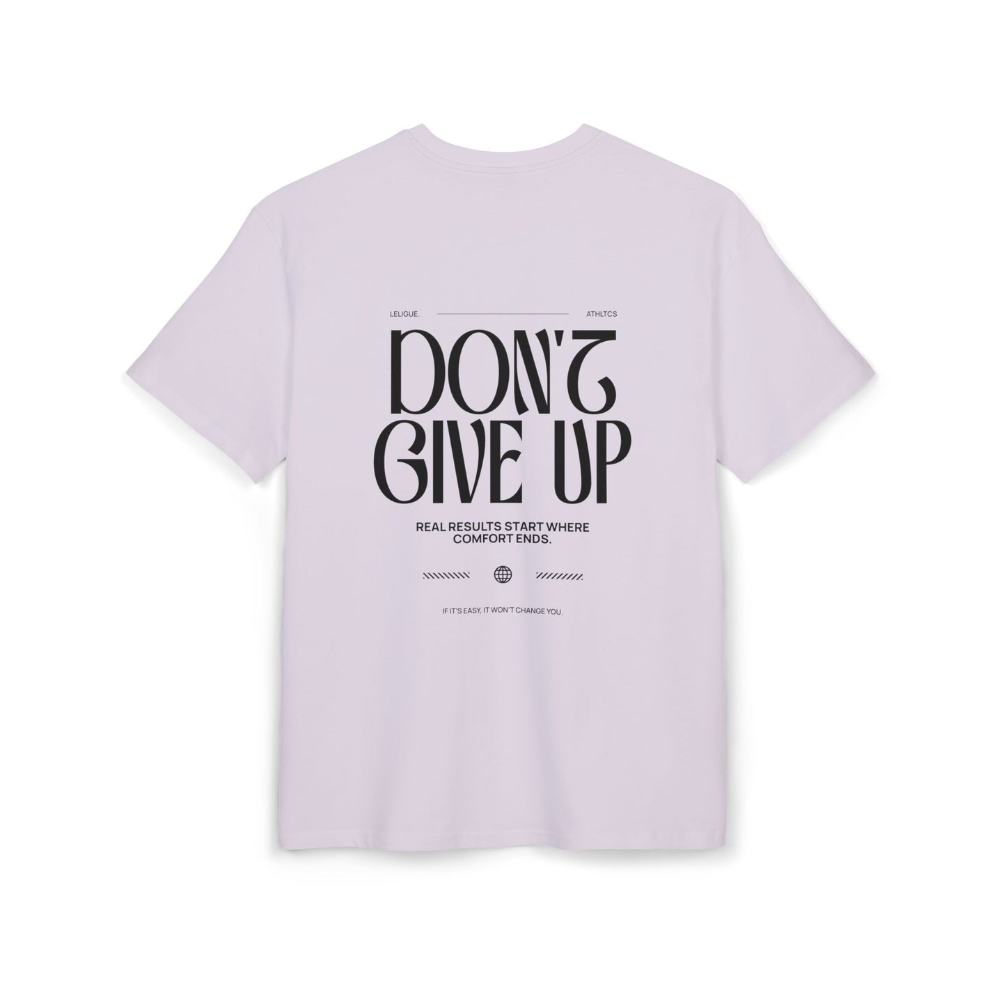 LeLigue Oversized Athletic T-Shirt Dont Give Up