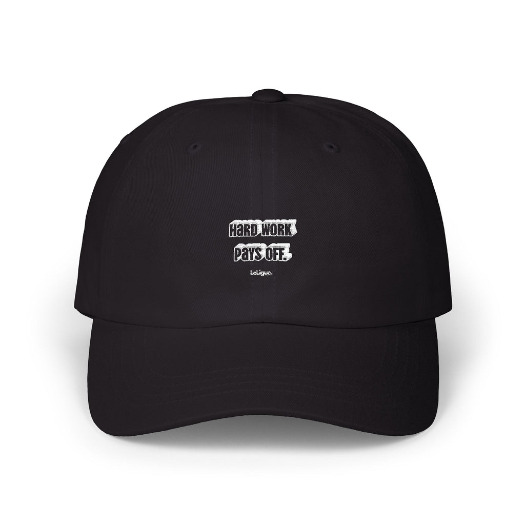 LeLigue Cap - Hard Work Pays Off Motivational Design