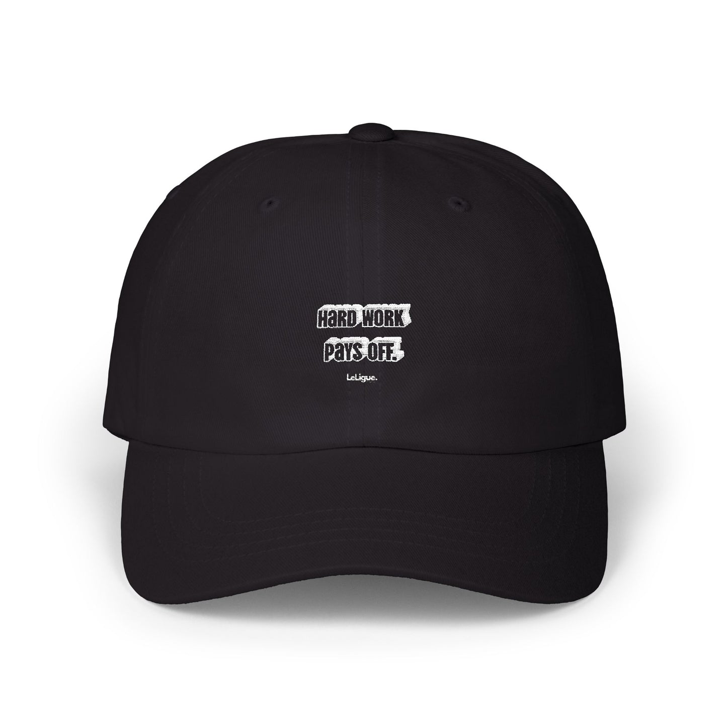 LeLigue Cap - Hard Work Pays Off Motivational Design
