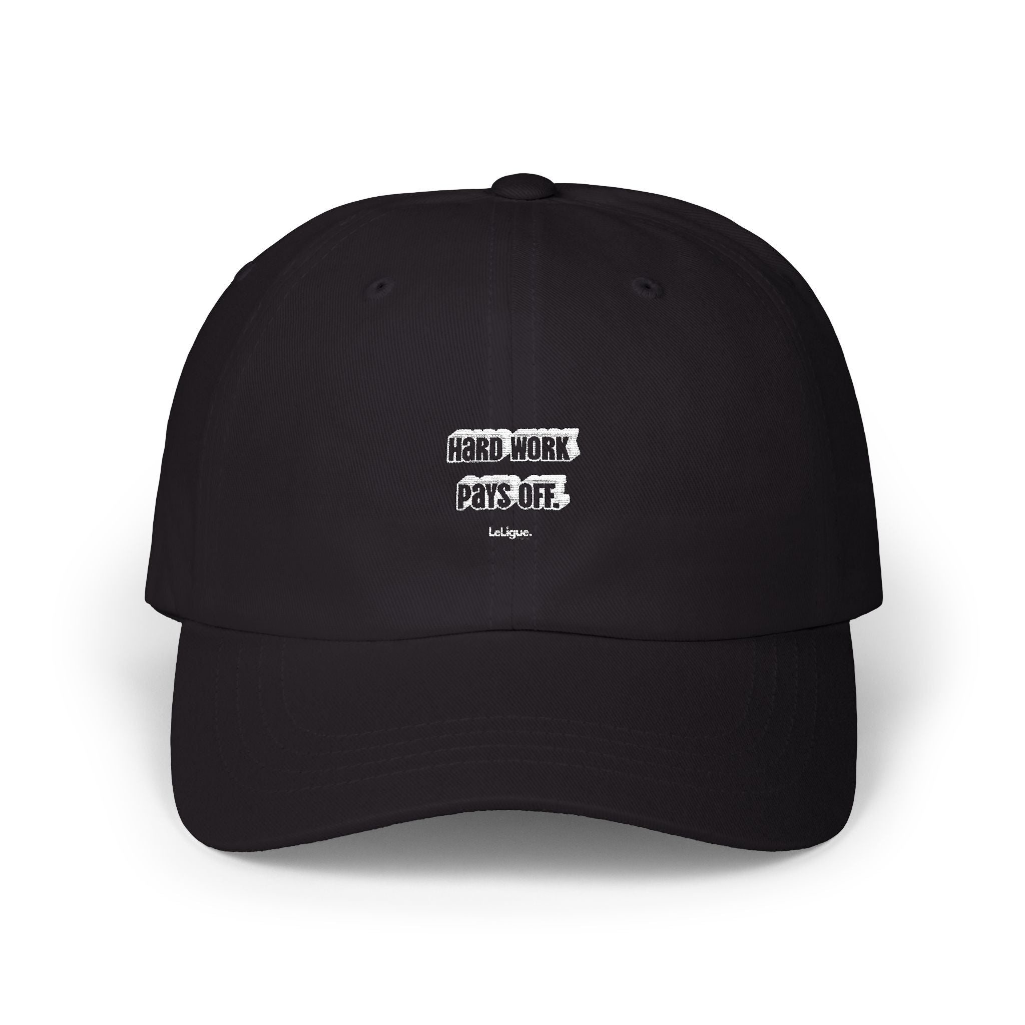 LeLigue Cap - Hard Work Pays Off Motivational Design