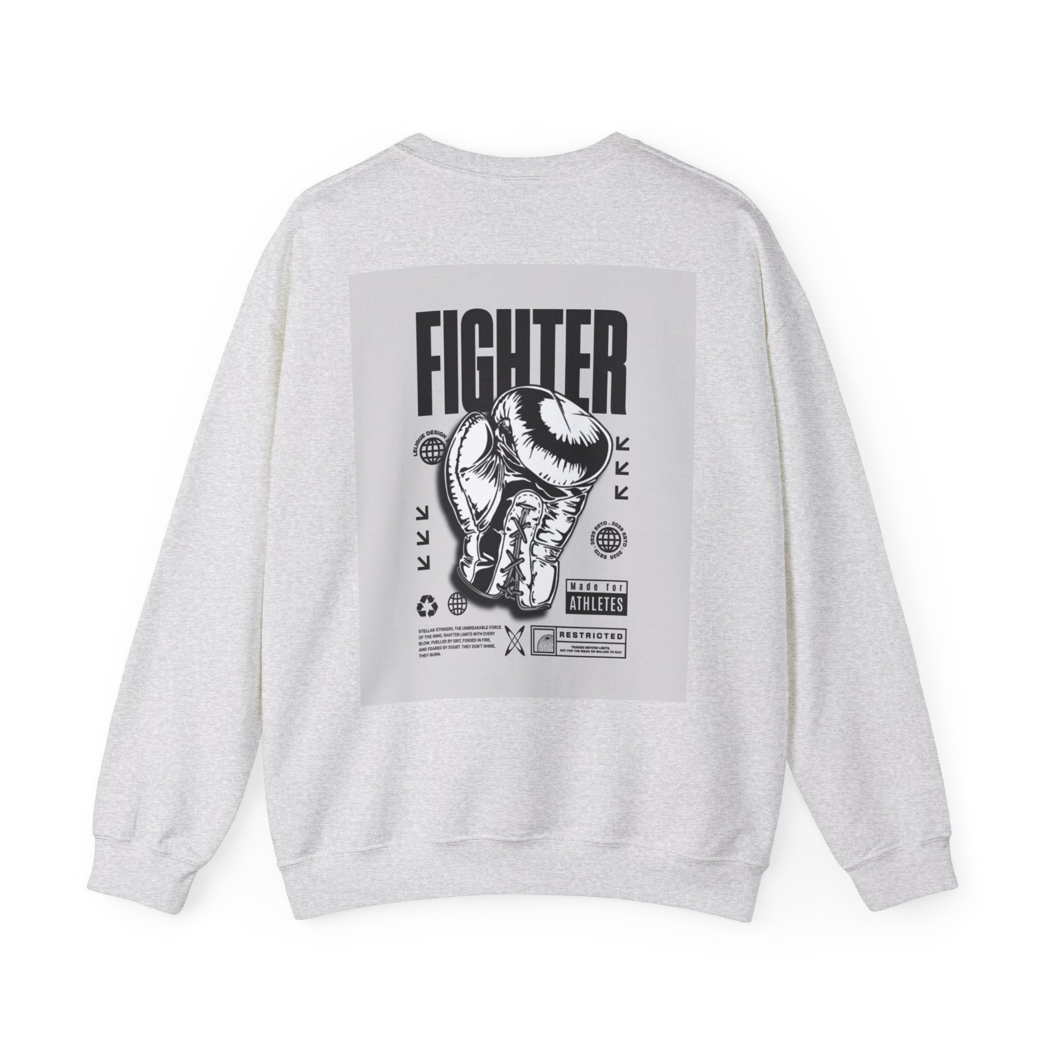 Boxing Fighter Sweatshirt, Unisex Heavy Blend Crewneck, Sportswear, Gym Apparel, Workout Clothing, Gift for Athletes