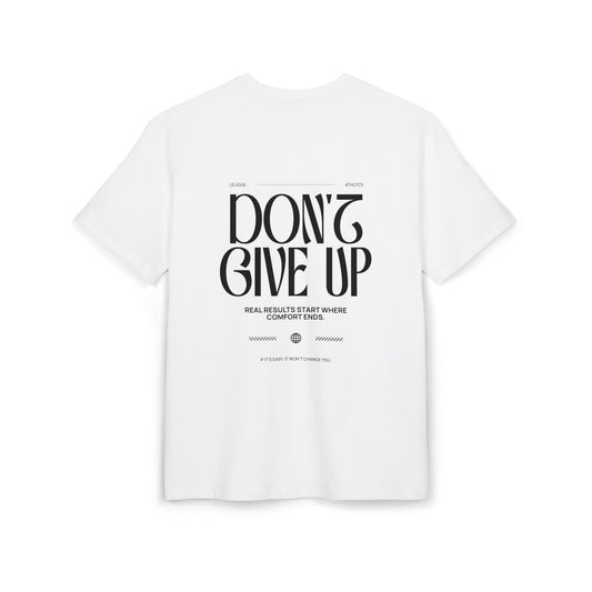 LeLigue Oversized Athletic T-Shirt Dont Give Up