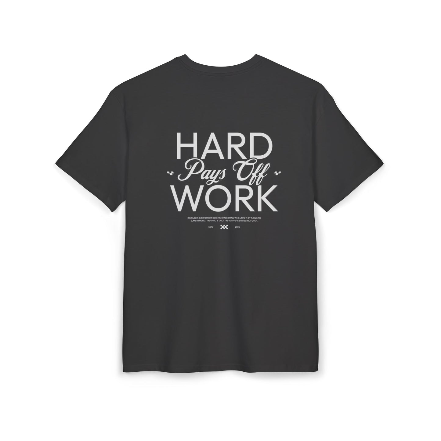 Hard Work Pays Off Oversize Tee — Motivated Athlete Gym Shirt
