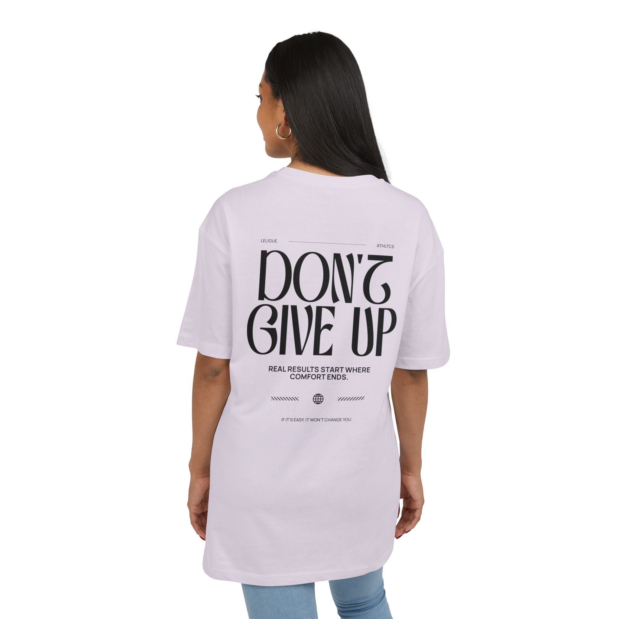 LeLigue Athletic Oversize Tee - Don't Give Up