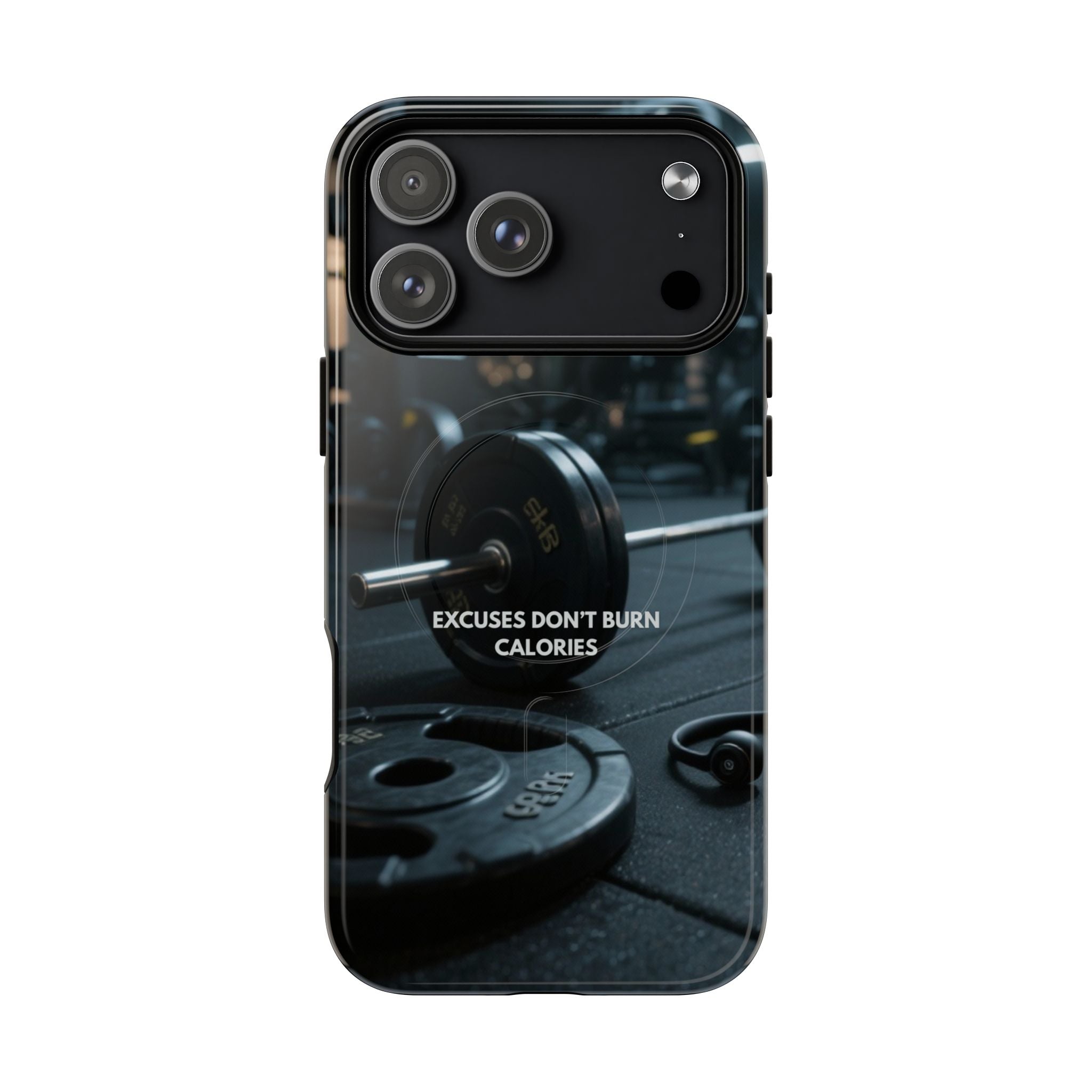 Fitness Motivational Magnetic Phone Cases - "Excuses Don't Burn Calories"