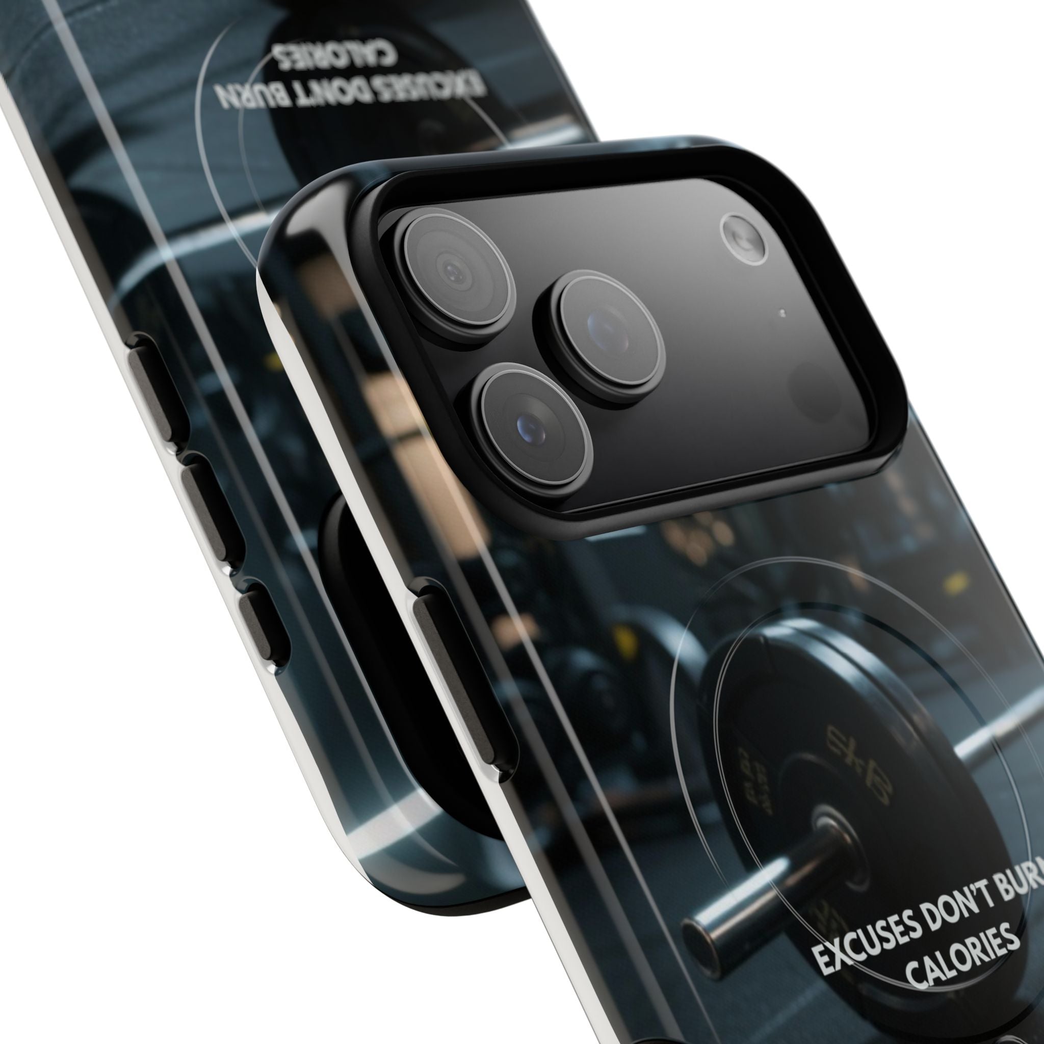 Fitness Motivational Magnetic Phone Cases - "Excuses Don't Burn Calories"