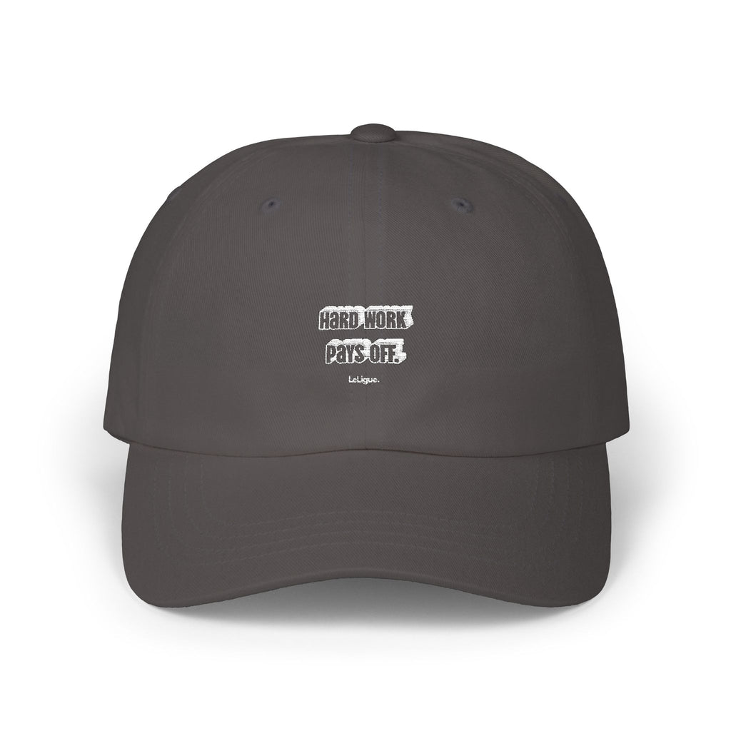 LeLigue Cap - Hard Work Pays Off Motivational Design