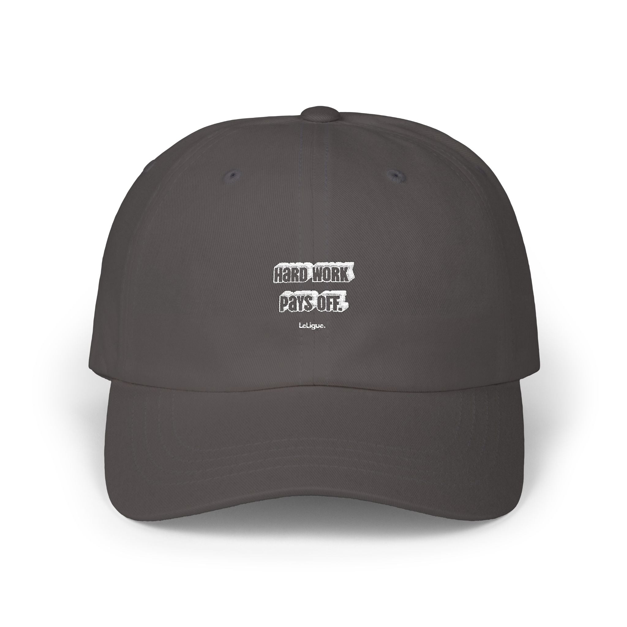LeLigue Cap - Hard Work Pays Off Motivational Design