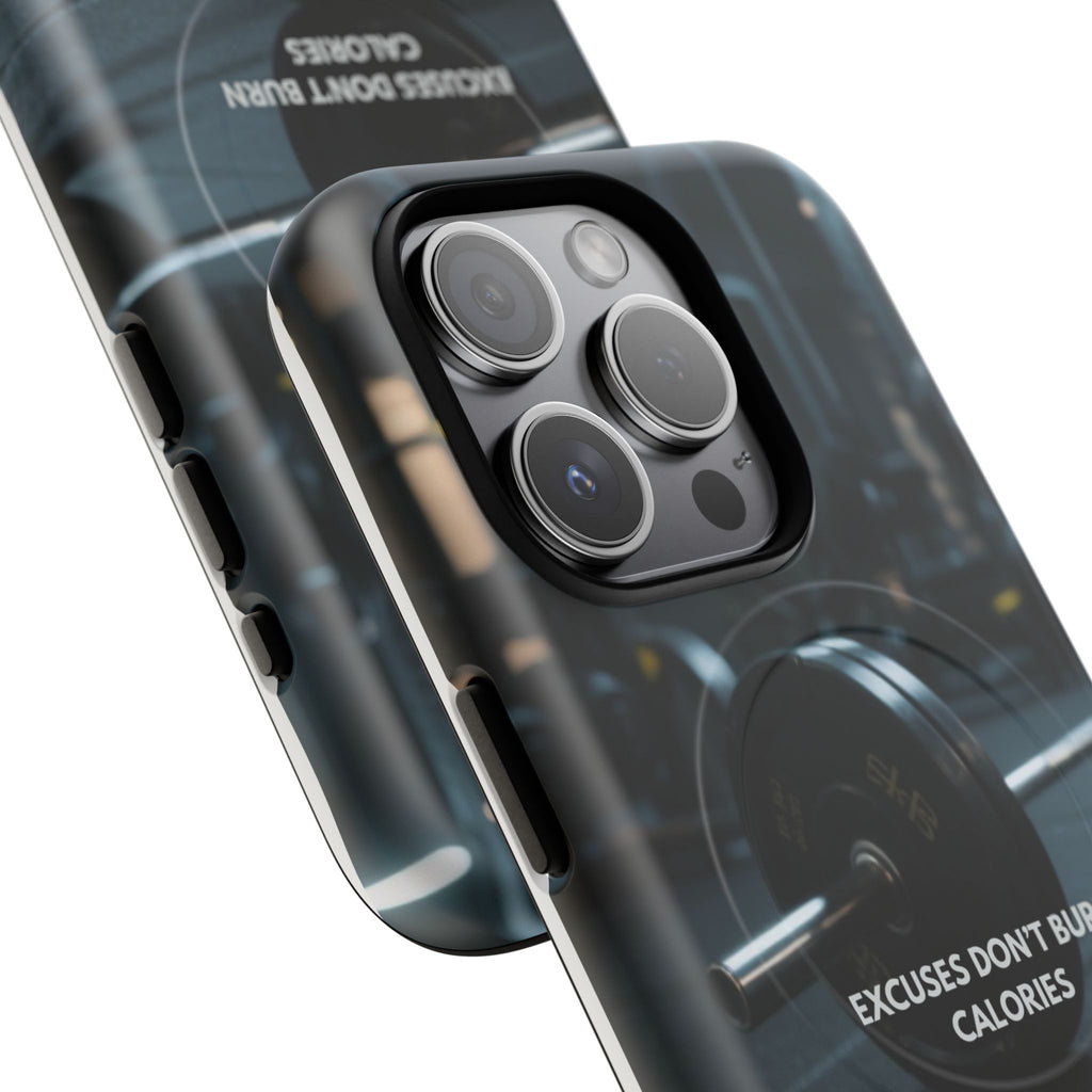 Fitness Motivational Magnetic Phone Cases - "Excuses Don't Burn Calories"