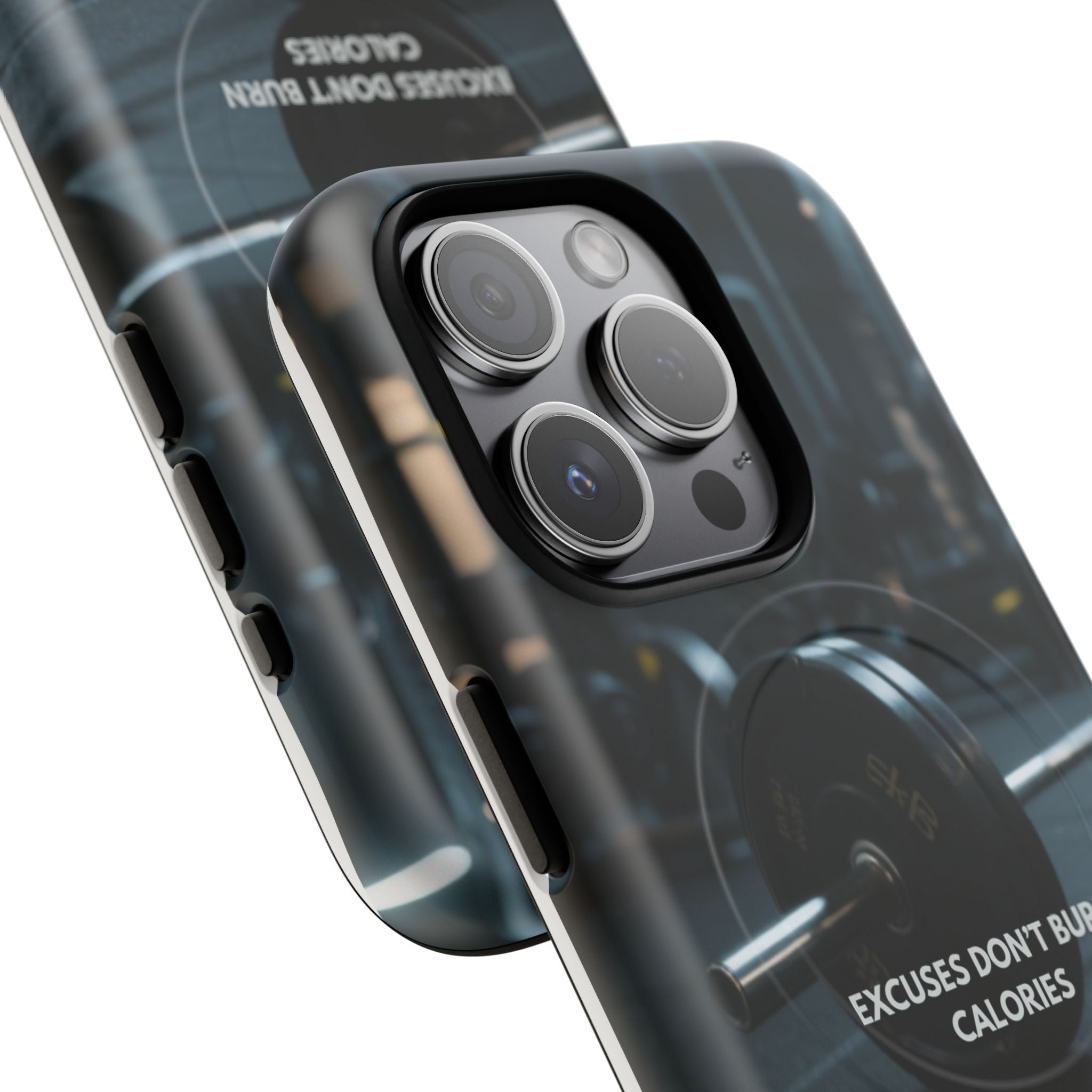 Fitness Motivational Magnetic Phone Cases - "Excuses Don't Burn Calories"