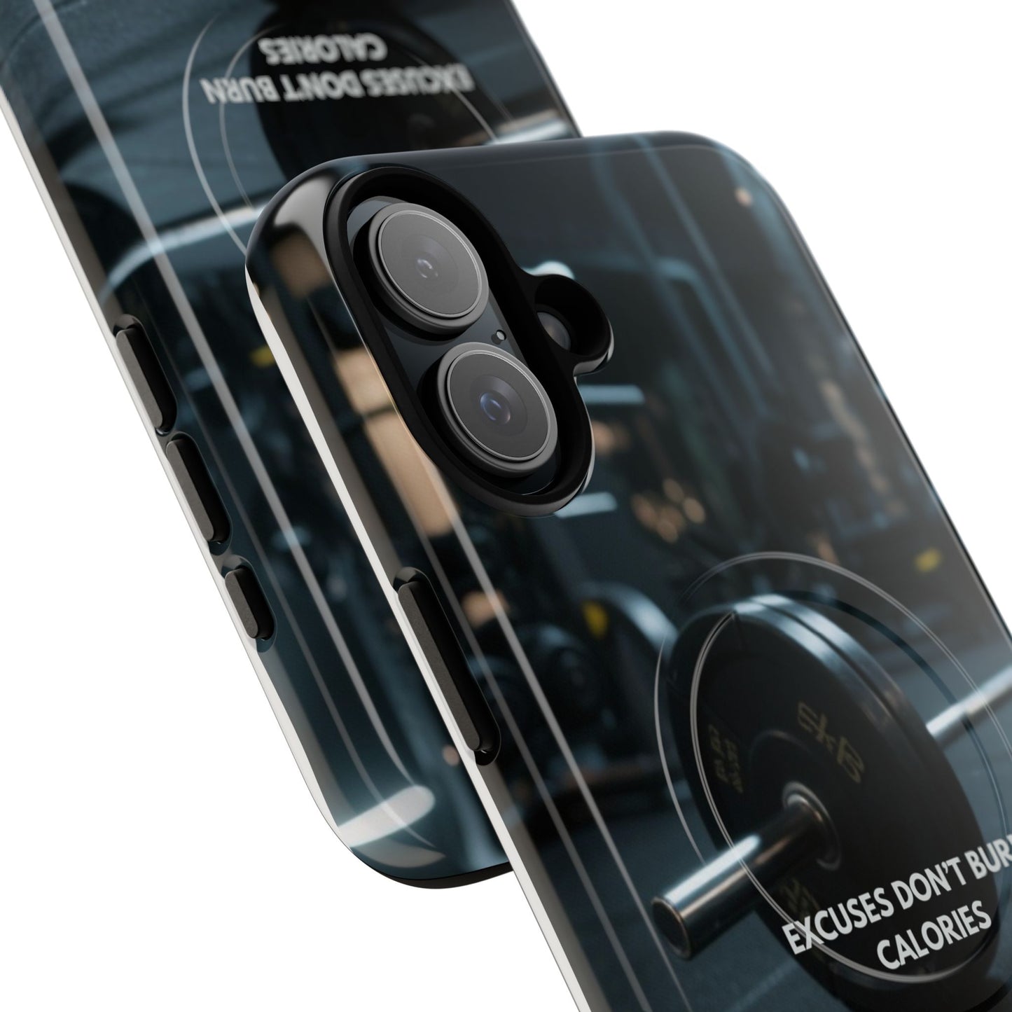 Fitness Motivational Magnetic Phone Cases - "Excuses Don't Burn Calories"