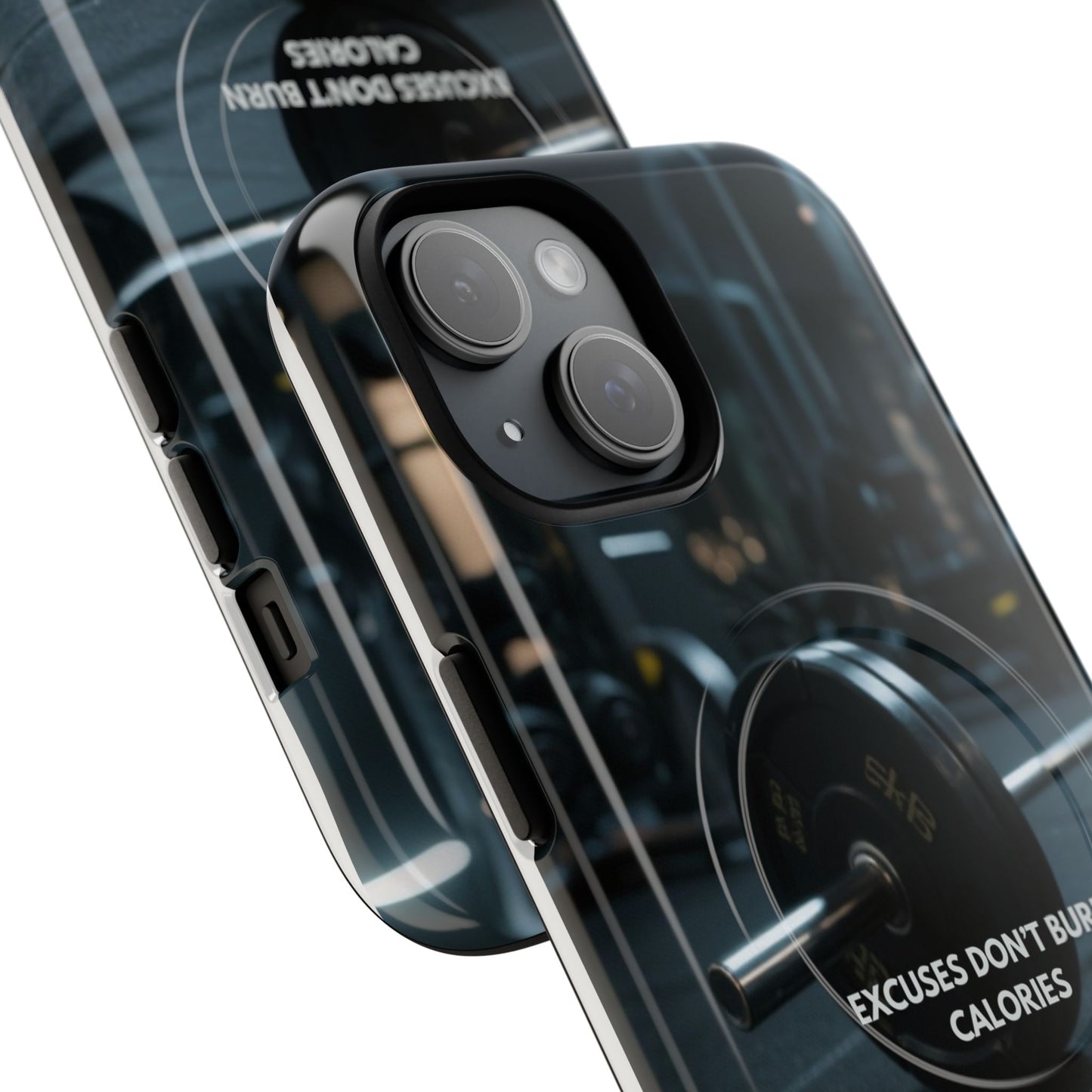 Fitness Motivational Magnetic Phone Cases - "Excuses Don't Burn Calories"