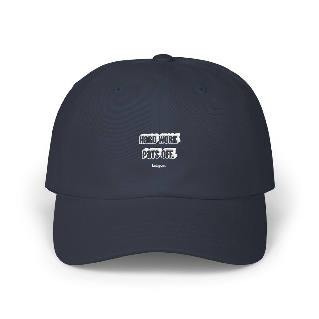 LeLigue Cap - Hard Work Pays Off Motivational Design