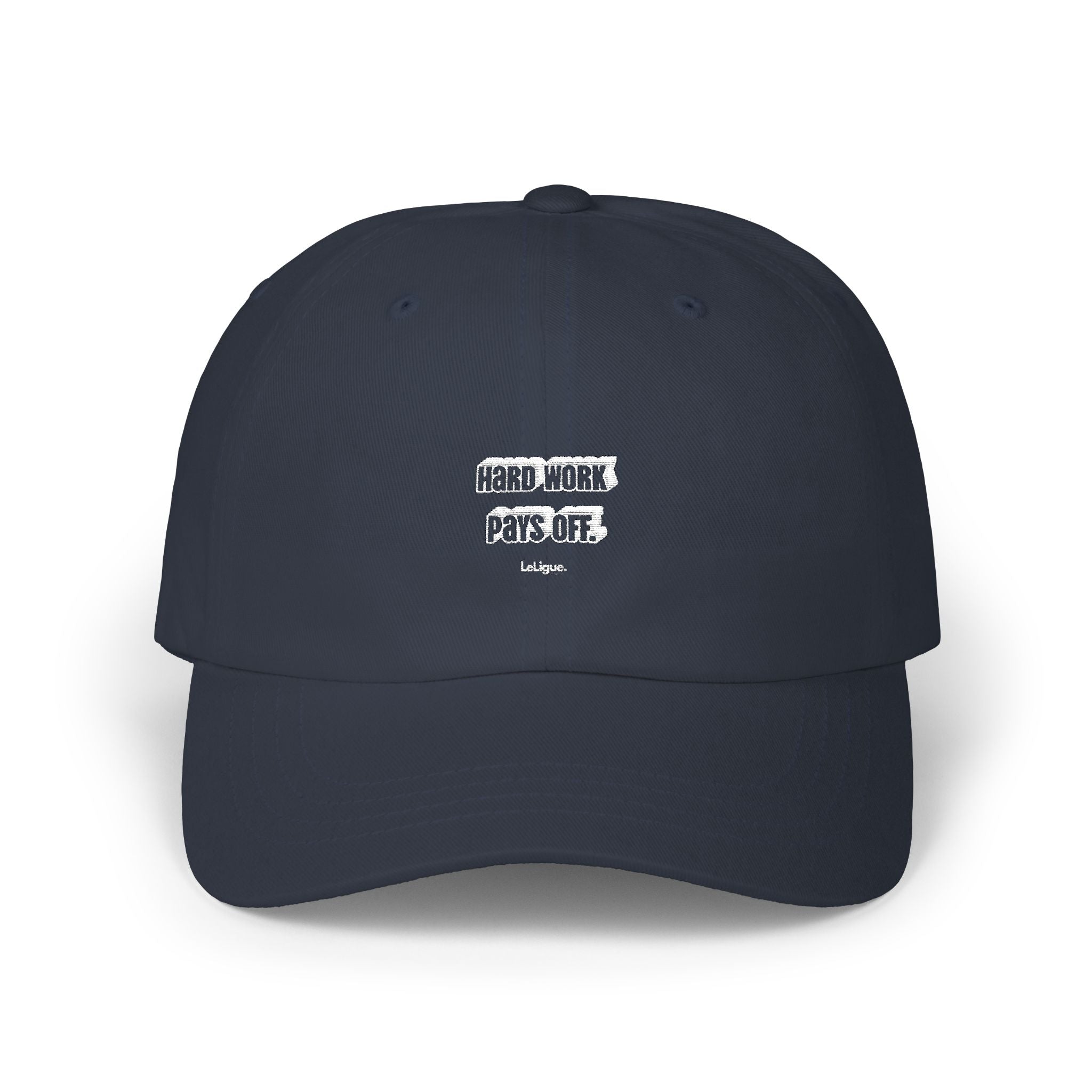 LeLigue Cap - Hard Work Pays Off Motivational Design