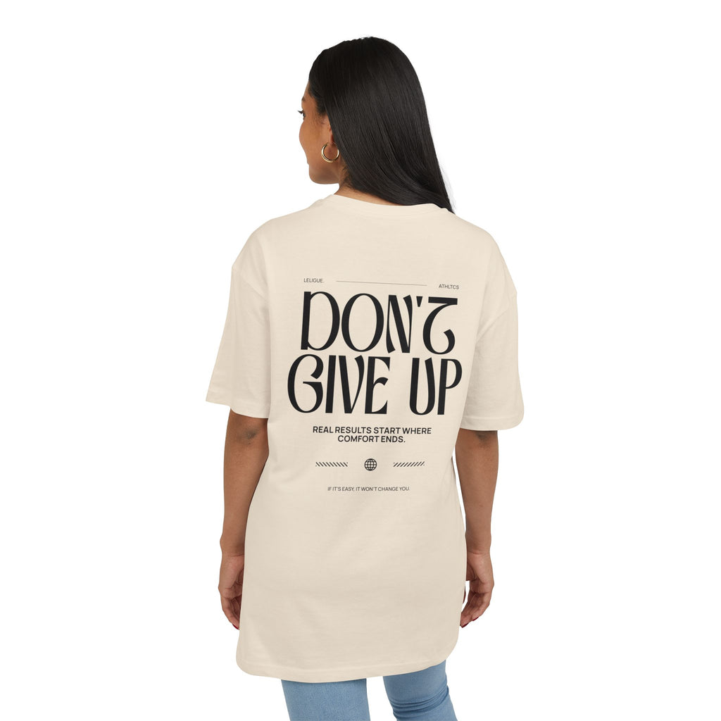 LeLigue Athletic Oversize Tee - Don't Give Up