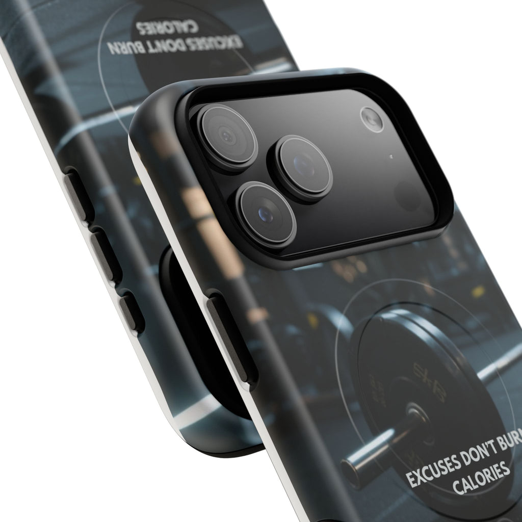 Fitness Motivational Magnetic Phone Cases - "Excuses Don't Burn Calories"