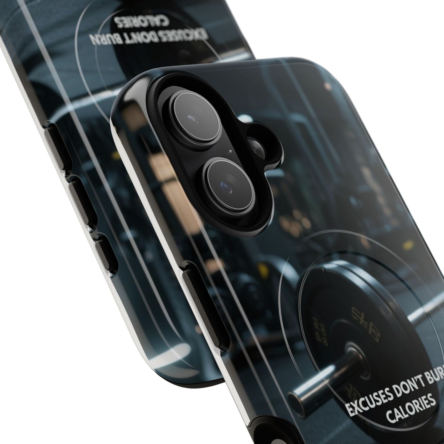 Fitness Motivational Magnetic Phone Cases - "Excuses Don't Burn Calories"