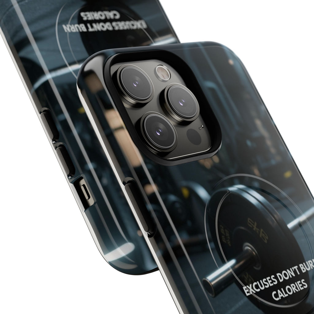 Fitness Motivational Magnetic Phone Cases - "Excuses Don't Burn Calories"