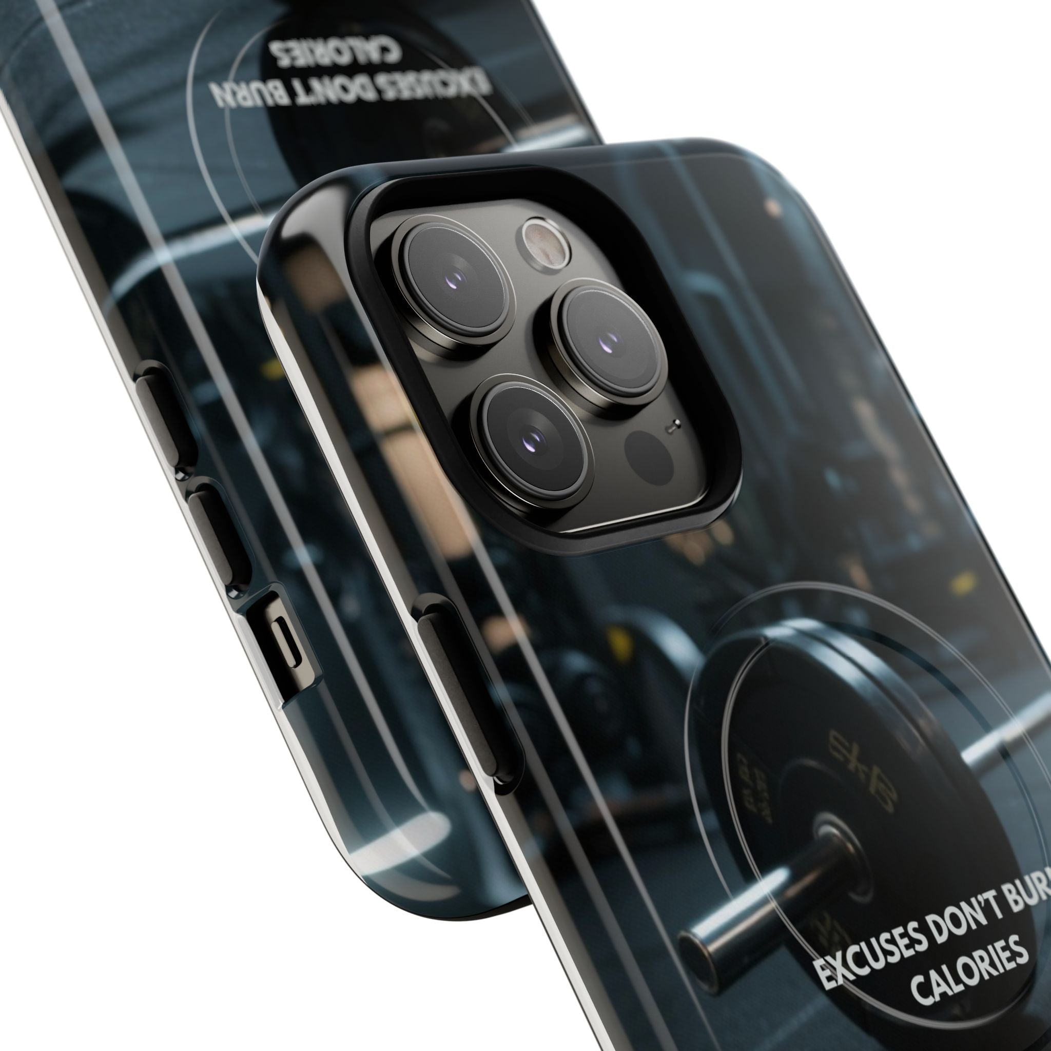 Fitness Motivational Magnetic Phone Cases - "Excuses Don't Burn Calories"