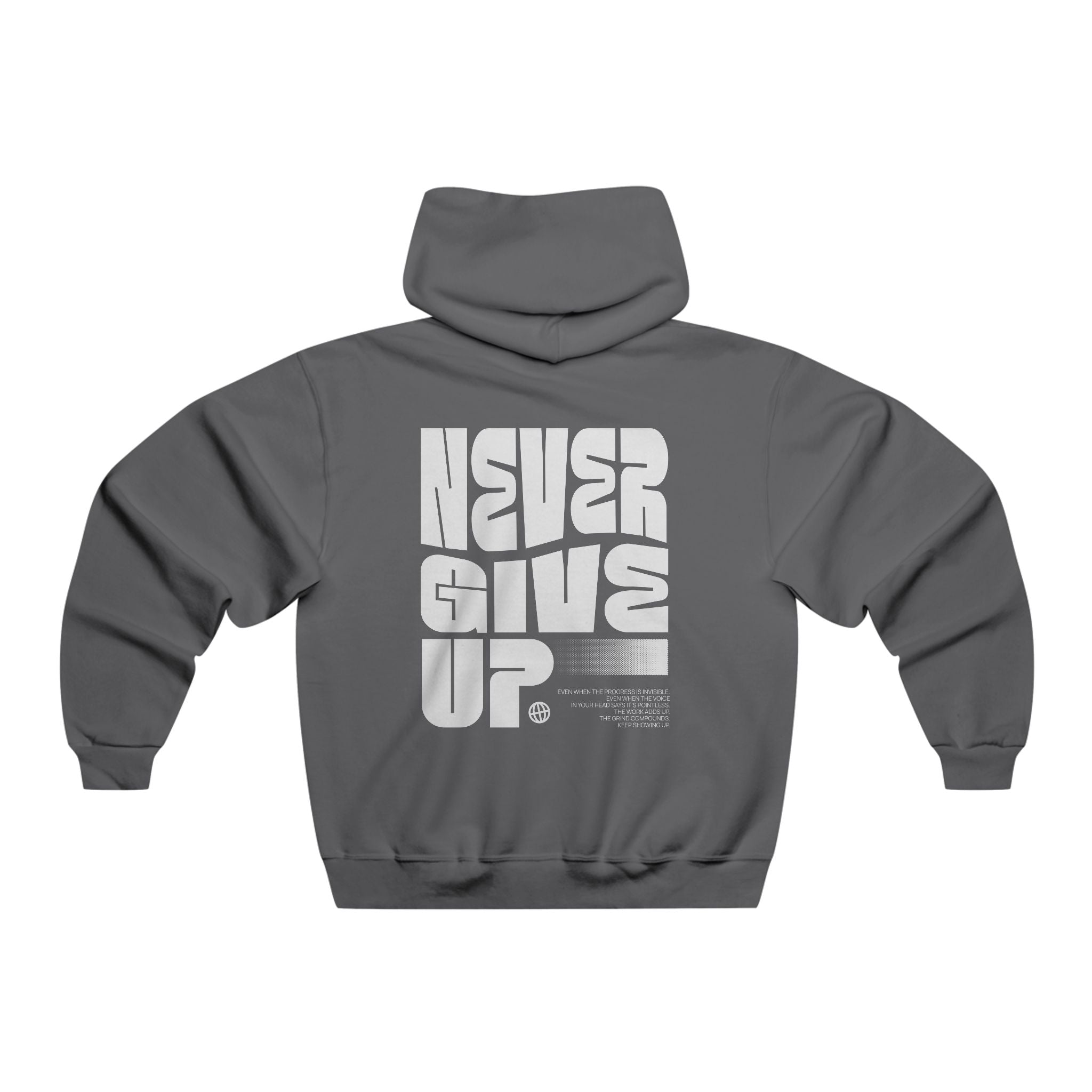 Athlete's Never Give Up Hooded Sweatshirt - LeLigue